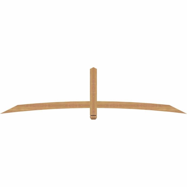 Ekena Millwork Bellingham Timber Gable Bracket, Western Red Cedar, 96"W x 24"H x 1 1/2"D x 3 1/2"F, 6/12 Pitch GBW096X24X0204BEL00SWR - main